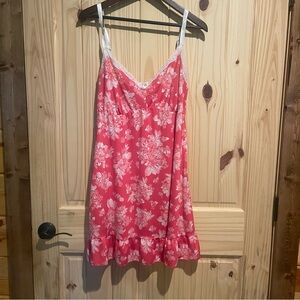 Laura Ashley Pink Floral Chemise Women’s Size 2XL